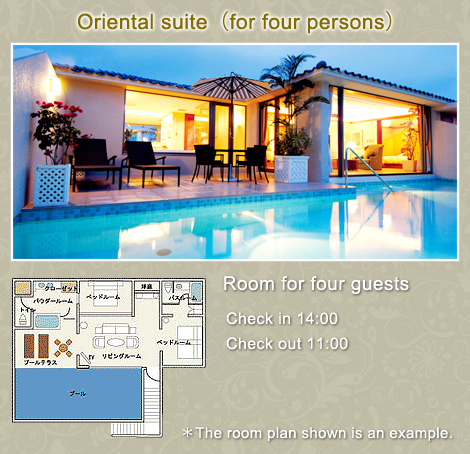Oriental suite (for four persons)